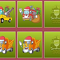 Christmas Trucks Memory Game Cover