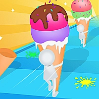Ice Cream Stack Runner Game Cover