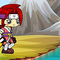 Samurai running Game Cover