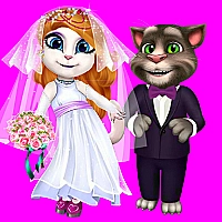 Talking Tom Angela Exotic Honeymoon	 Game Cover