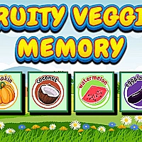 Fruity Veggie Memory Game Cover