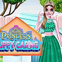 PRINCESS PUPPY CARING Game Cover