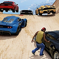 Gta V Stunt - Sky Driver 2 Game Cover
