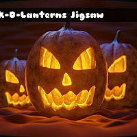 Jack-O-Lanterns Jigsaw Game Cover