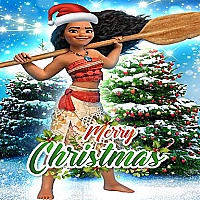 Moana Christmas Sweater Dress Up  Game Cover