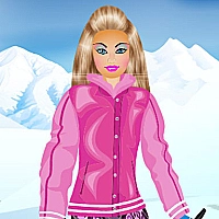 Barbie Snowboard Dress Game Cover
