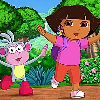 Dora The Explorer Coloring Game Cover