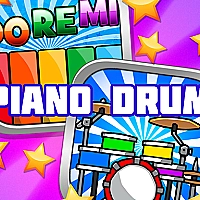 Piano And Drum For Kids Game Cover