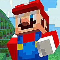 Super Mario MineCraft Runner Game Cover