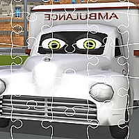 Ambulance Trucks Jigsaw Game Cover