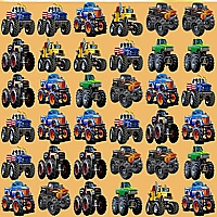 Monsters Trucks Match 3 Game Cover