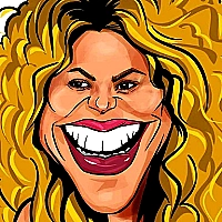 Shakira Funny Face Game Cover