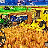US Modern Tractor Farming 3D 2022 Game Cover