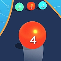 Color Ball Run 2048 Game Cover