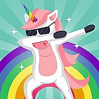 Dab Unicorn Puzzle Game Cover