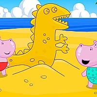 Hippo Beach Adventures Game Cover