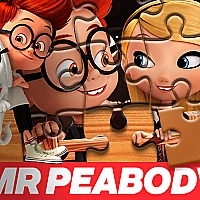 Mr Peabody and Sherman Jigsaw Puzzle Game Cover