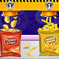 Potato Chips Factorys For Kids Game Cover