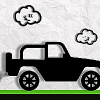 Paper Monster Truck Race Game Cover