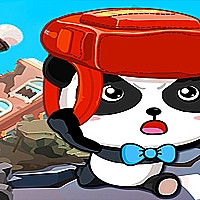 Baby Panda Earthquake Safety Game Cover
