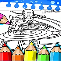 Captain America Coloring Game Cover
