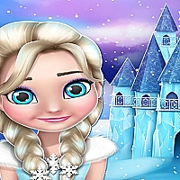 Frozen elsa Princess Doll Houses online Game Cover