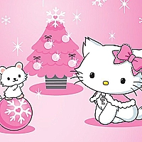 Hello Kitty Christmas Jigsaw Puzzle Game Cover