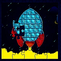 Pop It Rockets in Space Jigsaw Game Cover