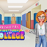 Princesses First Days Of College  Game Cover