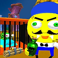 Sponge Neighbor Escape 3D Game Cover