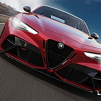 Alfa Romeo Giulia GTA Puzzle Game Cover