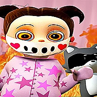 Scary Baby Pink Horror Game Cover
