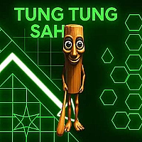 Tung Tung Sahur in Geometry Dash Game Cover