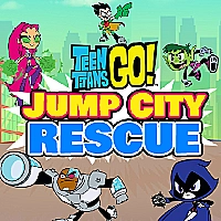 Jump City Rescue - Teen Titans Go Game Cover