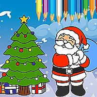 Coloring Christmas Tree Game Cover