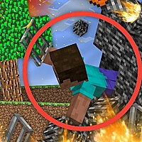 Escape from the prison in Mineblock! Destruction!  Game Cover