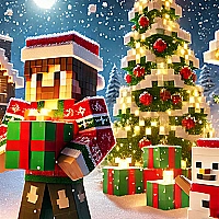 Minecraft Christmas Jigsaw: Festive Pixel Art Fun  Game Cover