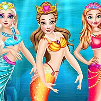 Princess Mermaid Style Dress Up Game Cover