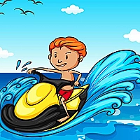 Jet Ski Summer Fun Hidden Game Cover