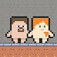 Pixi Steve Alex Herobrine Game Cover