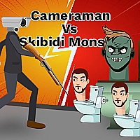 Cameraman vs Skibidi Monster : Fun Battle Game Cover
