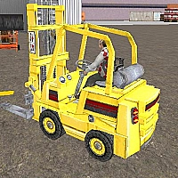 Driving Forklift Sim Game Cover