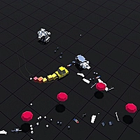 Pixel Car vs Cops 2020 Game Cover