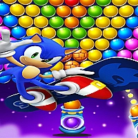 Play Sonic Bubble Shooters Game Cover