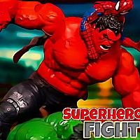 Superheroes Fight Game Cover