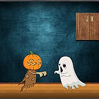Amgel Halloween Room Escape 16 Game Cover
