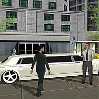 Limo Taxi Driving Simulator : Limousine Cars Game Cover