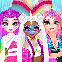 Miss Charming Unicorn Hairstyle Game Cover