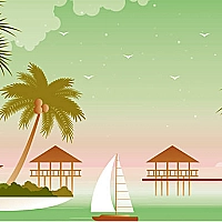 Tropical Paradise Difference Game Cover