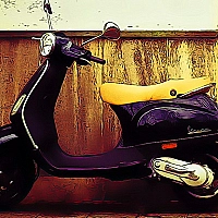 City Scooter Bike Jigsaw Game Cover